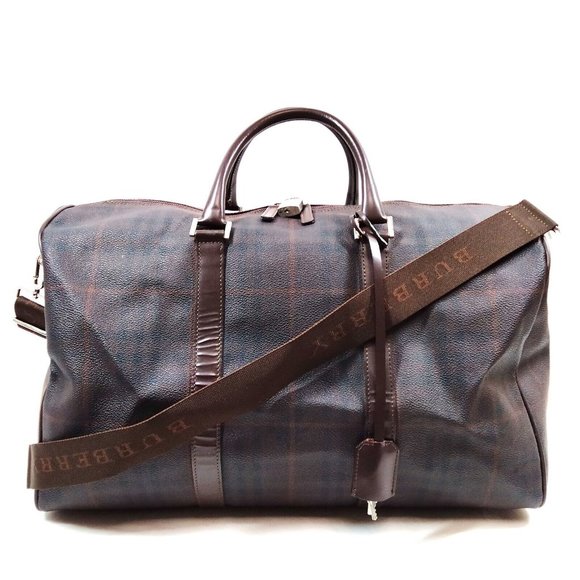 Burberry Other - (D264) AUTHENTIC Burberry Boston Bag - Brown PVC